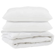 Piumone | Duvet con cuscino 3 pz Bianco Microfibra