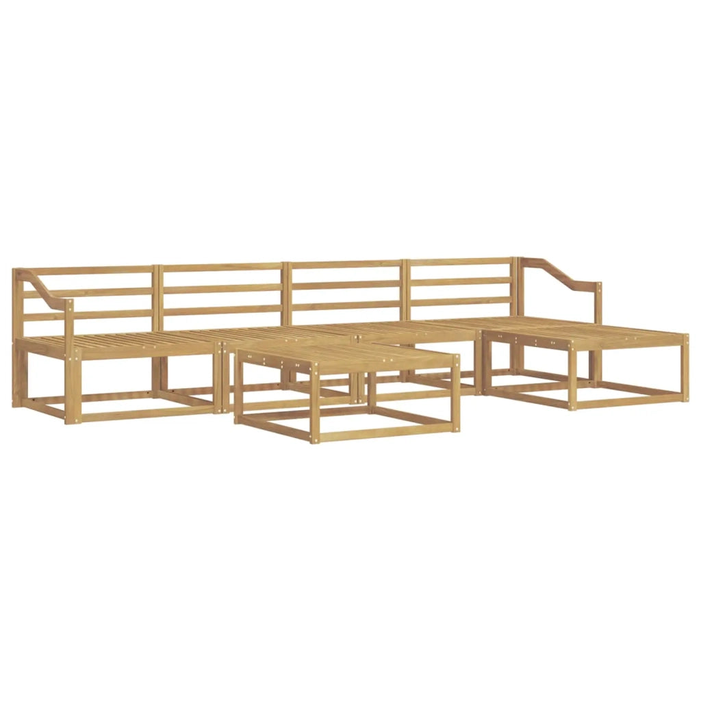 Set di divani da esterno 6 pcs Bianco 79 x 79 x 37 cm 3386353
