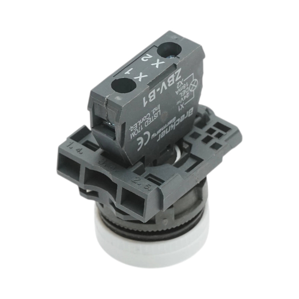 Indicatore di segnale LED rosso 1NO+1NC, 24V, TB5 Breckner Germany