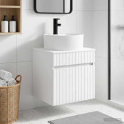 Mobile lavabo da parete Bianco Lucido 49 x 44,5 x 65 cm 890596
