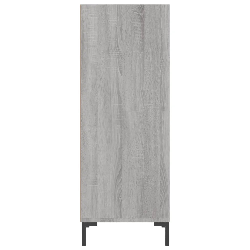Credenza-Buffet-Armadio da cucina Grigio Sonoma 34,5x32,5x90 cm in Legno Multistrato 619308