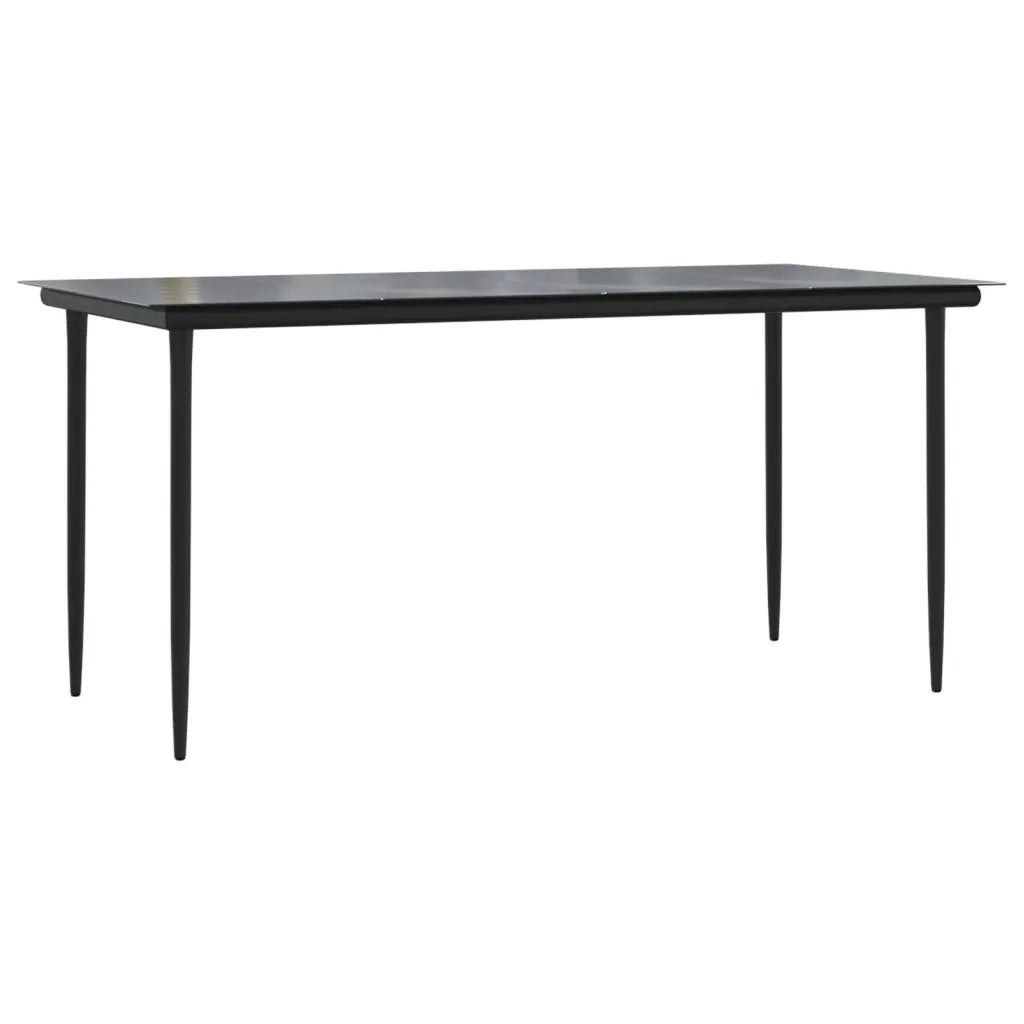 Set da Pranzo da Giardino 7 pz Grigio Chiaro in Polyrattan 3156807