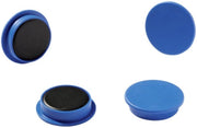 Magnetico Duro 475506 (Ø) 37 mm Circolare Blu 1 set 475506