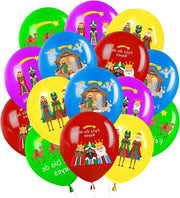 Set di palloni di festa per Natale da 33 palloni in materia plastica per decorazioni natalizie e compleanni