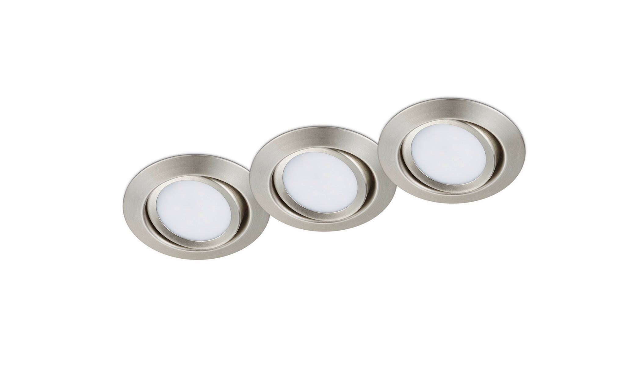 Illuminazione da Incasso da Interno a LED in Metallo Nickel Opaco