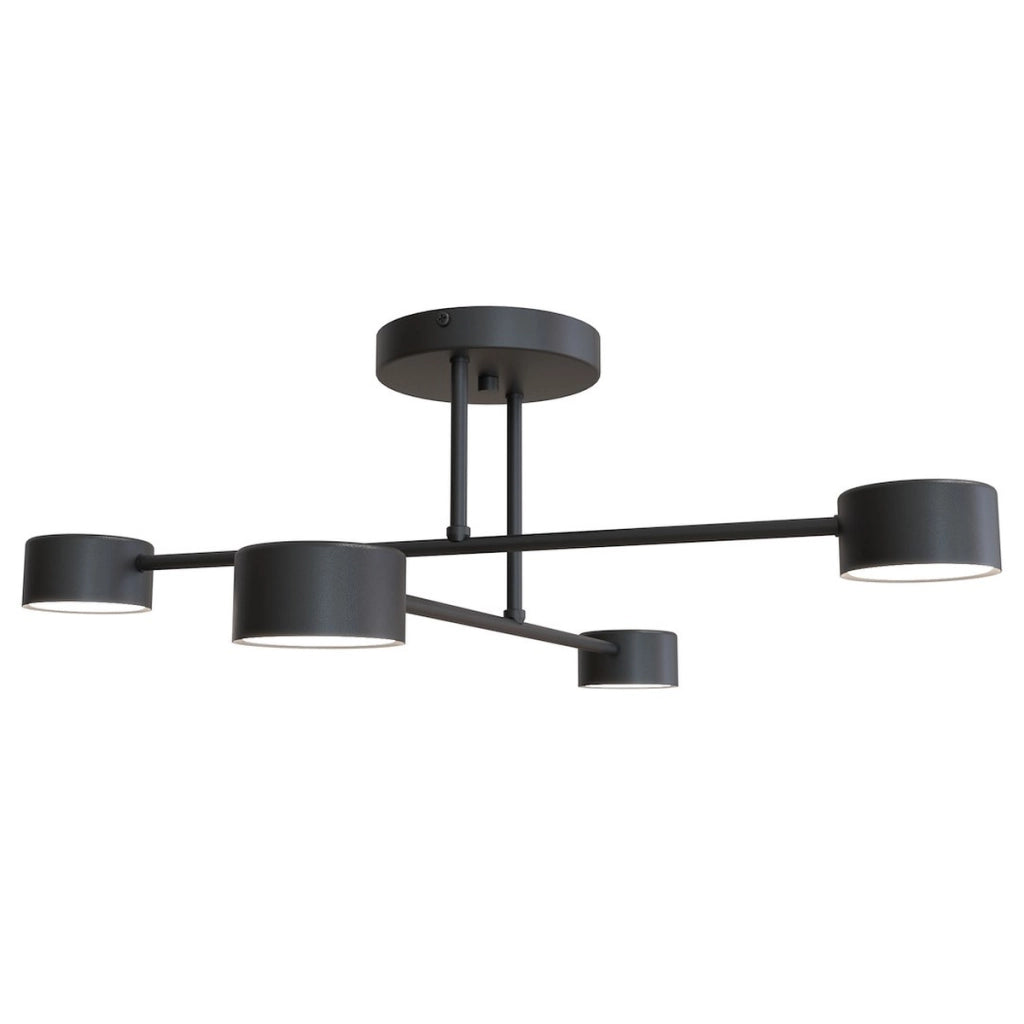 Lampada a sospensione HALO in acciaio verniciato nero
