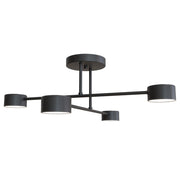 Lampada a sospensione HALO in acciaio verniciato nero