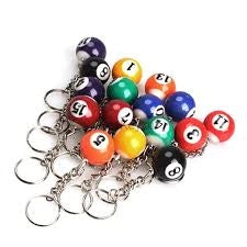 SILCA PORTACHIAVI PALLA DA BILIARDO CARTELLA 12 PZ- 1,0 confezione