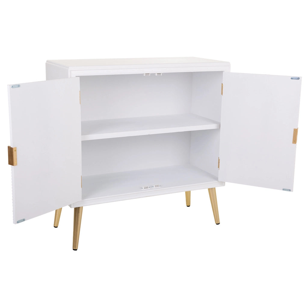 Mobile da ingresso in legno bianco 80x36,5x81,5h