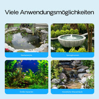 Pompa da laghetto CTF-4800 SuperECO 4500l/h 30W per circolazione e filtrazione acqua