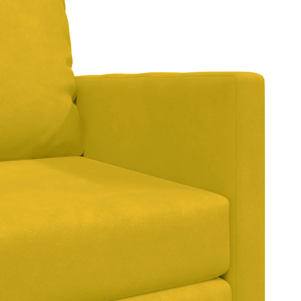 Divano letto-Sofa Letto-Daybed Giallo Scuro 74 x 77 x 81 cm Velluto