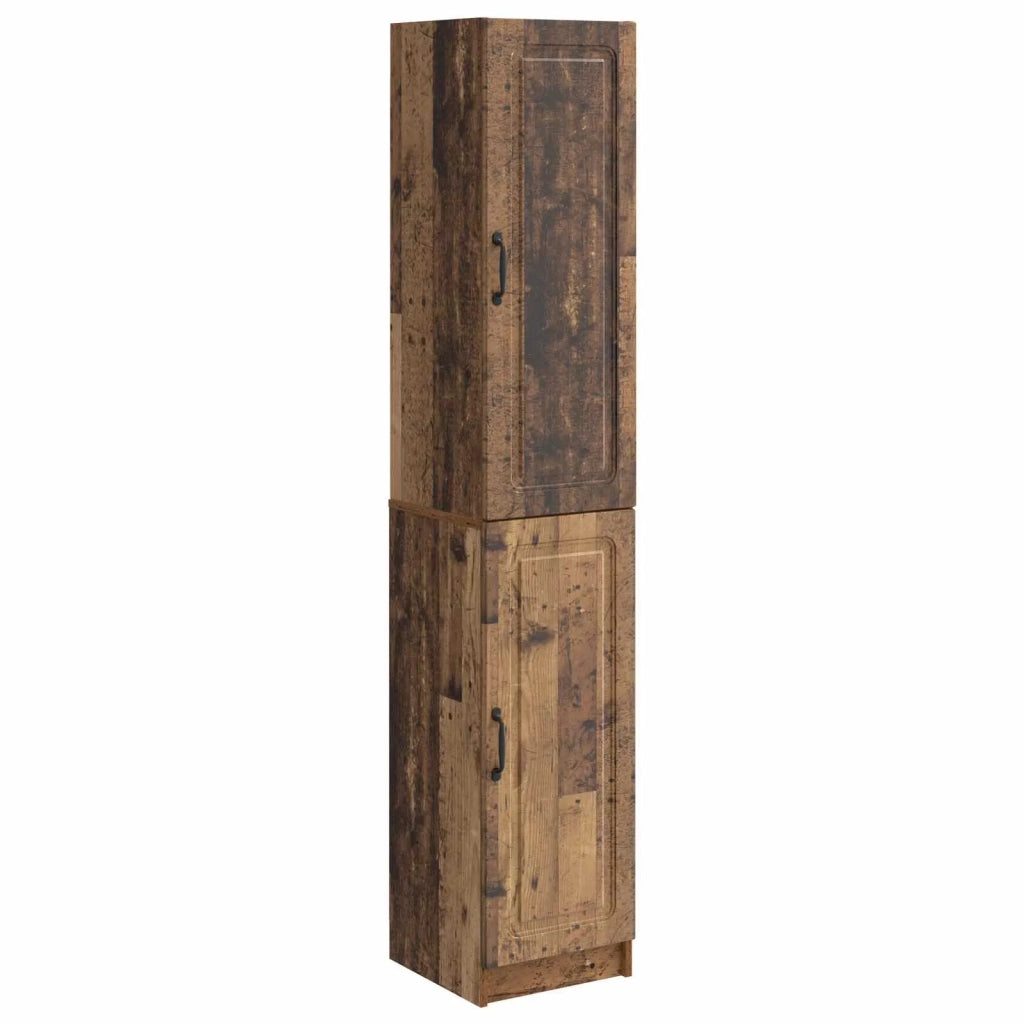 Set di armadi 2 pcs Legno antico Legno ingegnerizzato
