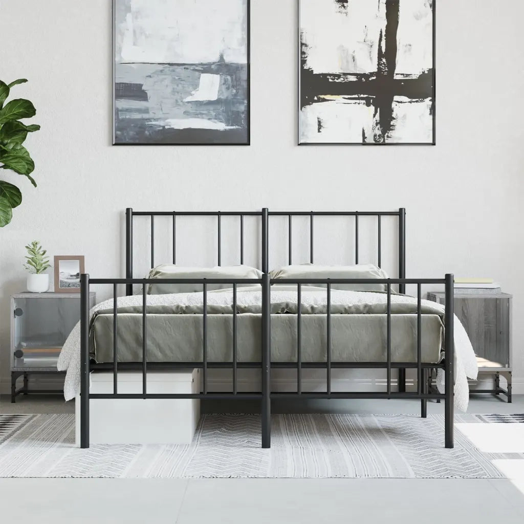 Set di 2 Comodini | Armadio da Notte | Mobiletto da notte con Ante in Vetro Grigio Sonoma 35x37x50 cm