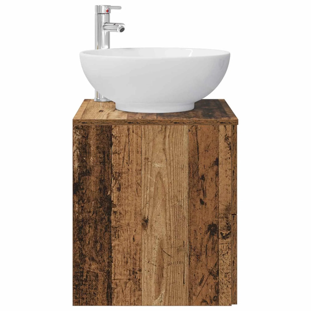 Mobile Lavabo da Parete Legno antico 49,5 x 44,5 x 66,5 cm 890308