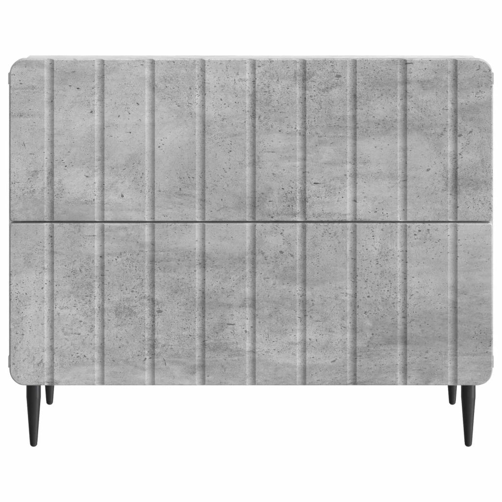 Armadio da Notte Grigio Cemento 62 x 34,5 x 49,5 cm 894318
