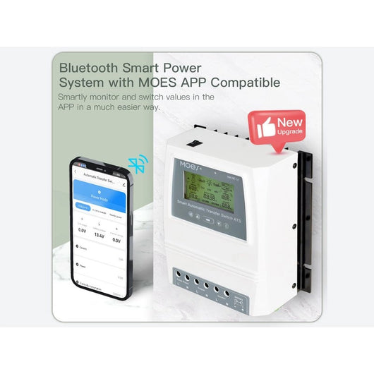 Bluetooth Tuya Smart ATS Convertitore Automatico Per Pannello Solare e Sistema Eolica Automatic Transfer Switch 80A Max 16KW