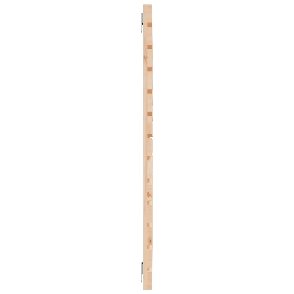 Testiera | Testata da Parete 96x3x91,5 cm in Legno Massello di Pino