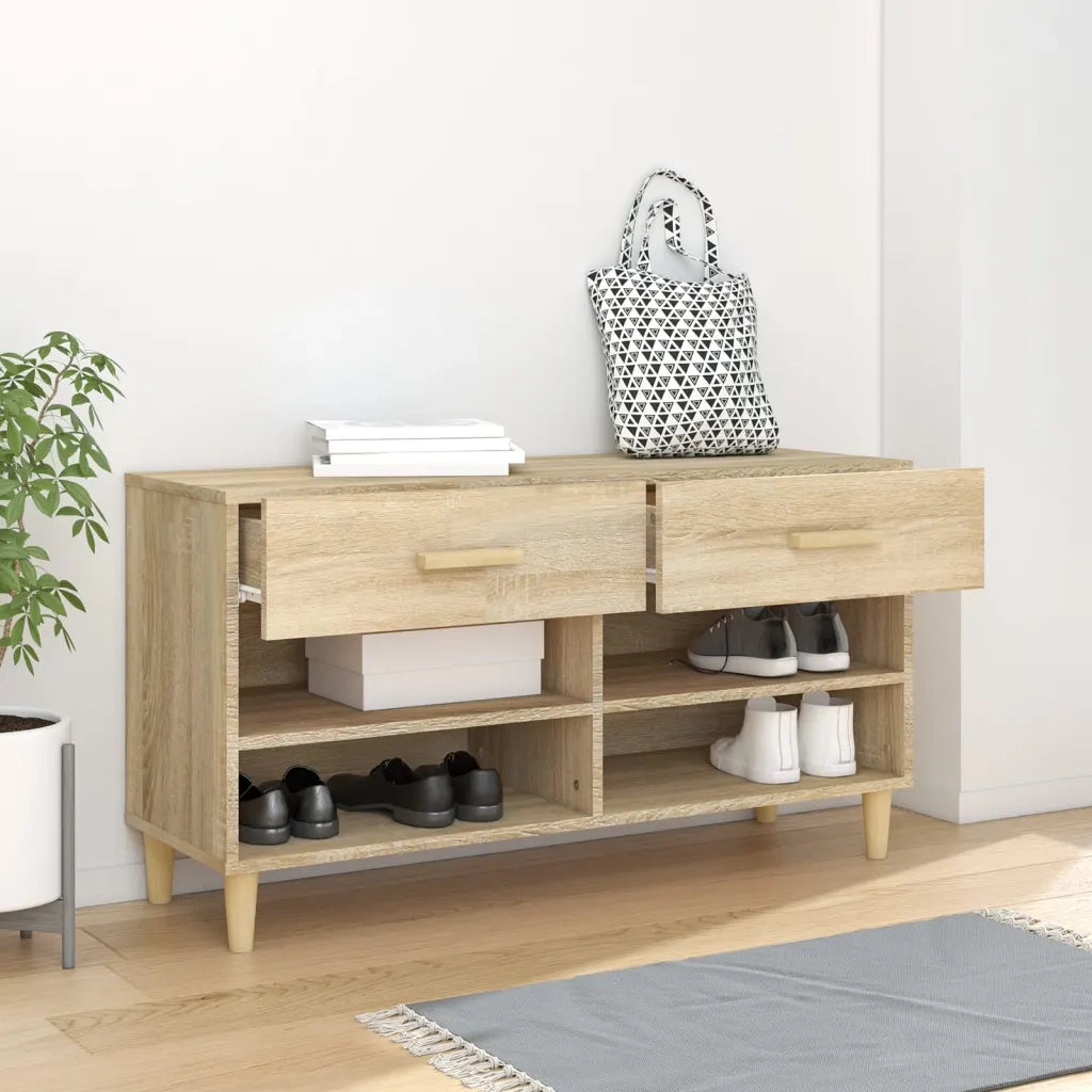 Scarpiera | Mobile per scarpe Rovere Sonoma 102x35x55 cm in Legno Multistrato