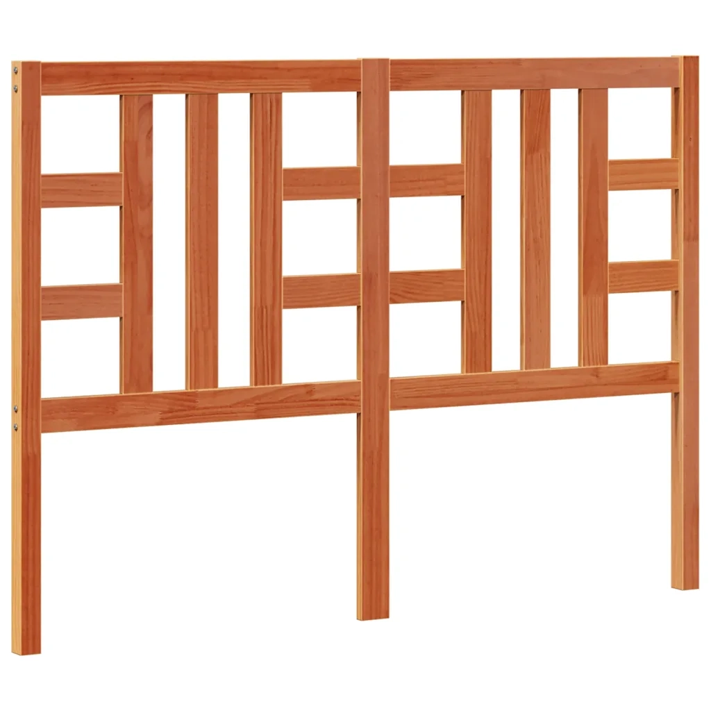 Testiera Marrone Cera 135 cm in Legno Massello di Pinocod mxl 111627