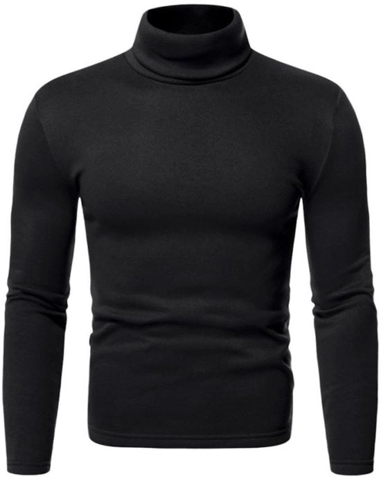 Maglione Uomo Slim Fit - Lunghe Maniche - Colore Uniforme - Camicia Termica Base - Leggero e Respirante - Ideale per Autunno/Inverno - Maglione Termico