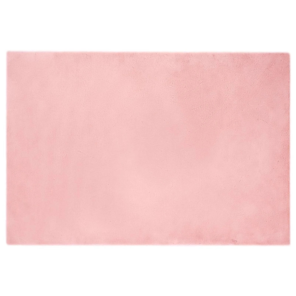 Tappeto antiscivolo in sintetica di coniglio OLITE Rosa 42021702