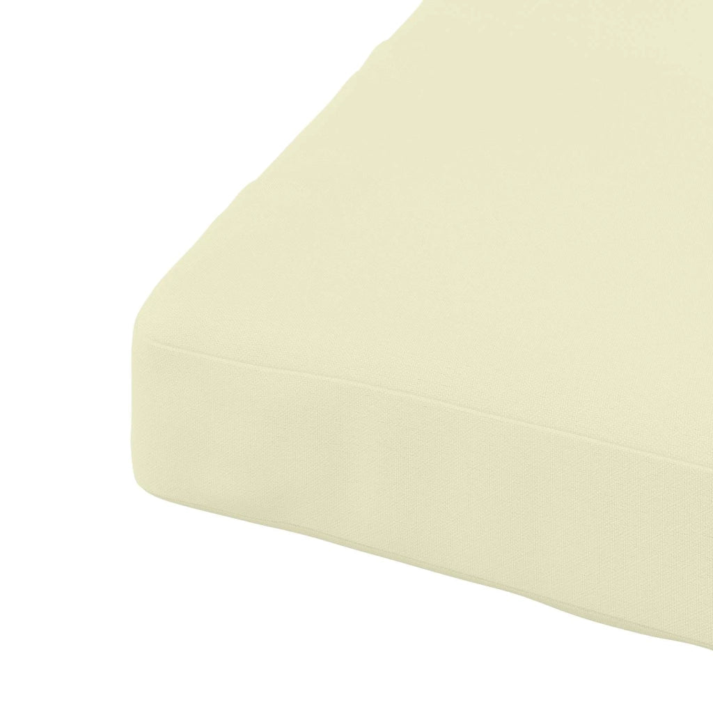 Cuscini per Sedia in 4 Pezzi VUGHT 4 pcs 100% Poliestere Crema 946284