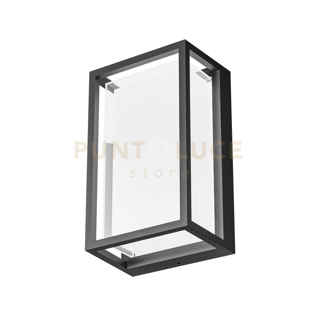 GES2101- PLAFONIERA IN ALLUMINIO A  LED 3000-4000-5000K 710-790-770LM 12W IP65 COLORE ANTRACITE