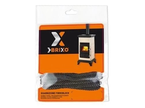GUARNIZIONE STUFA FIBROBLOCK BRIXO  6 mm - LUNGHEZZA MT.2.5
