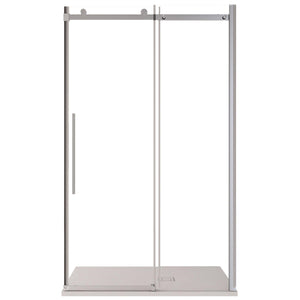 Porta Parete Doccia 160 cm 1 Anta Scorrevole in Cristallo Trasparente 8mm H195 Bonussi Selina