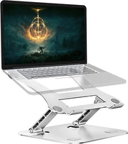 Supporto laptop in alluminio con design ergonomico pieghevole