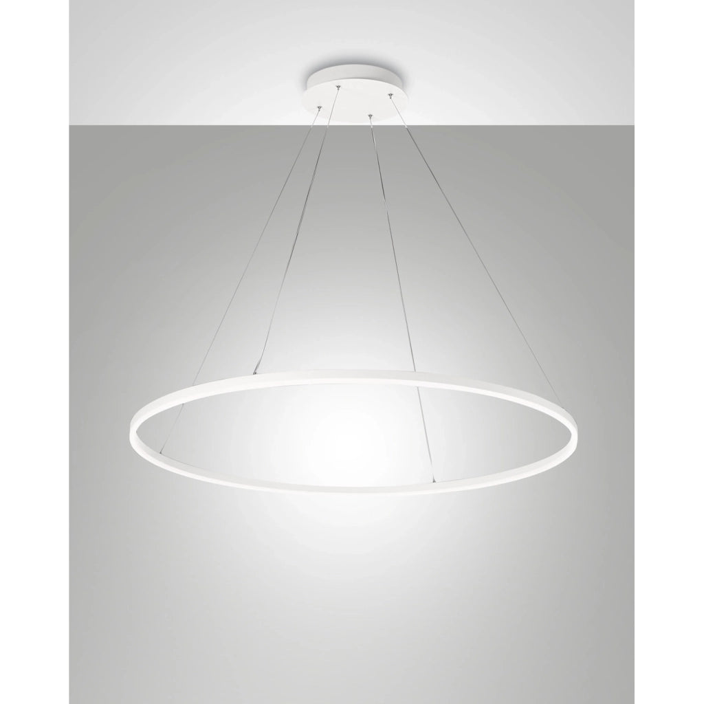 Lampada Giotto Sospensione Bianca 1 Luce Stile Moderno Eleganza e Funzionalità