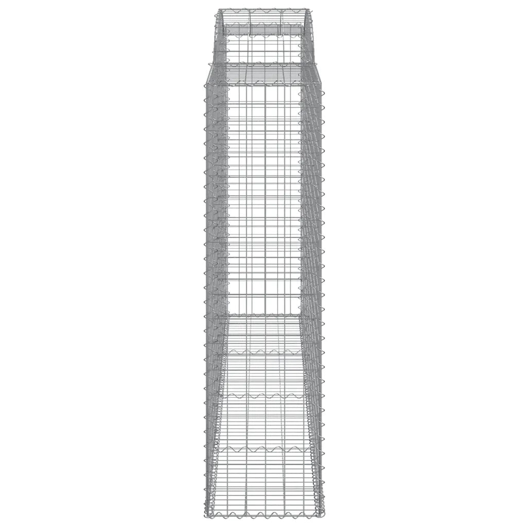 Cesti Gabbioni ad Arco 8 pz 300x50x180/200 cm Ferro Zincato