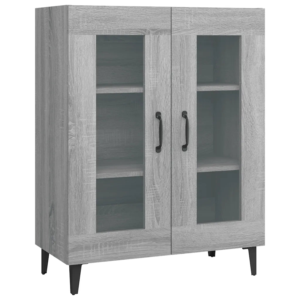 Credenza | Madia | Buffet da pranzo | Armadio da pranzo Grigio Sonoma 69,5x34x90 cm in Legno Multistrato