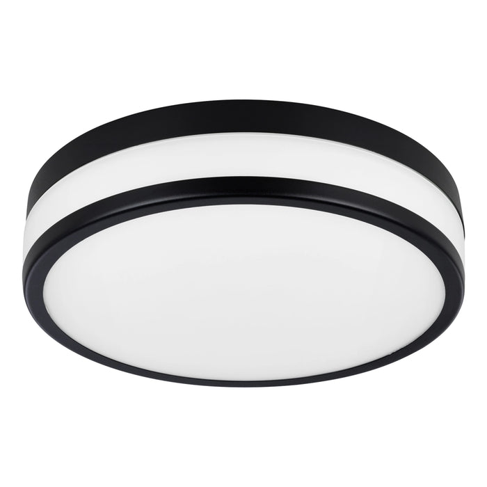 Plafoniera Moderna Led Palermo Acciaio Nero 3 Luci Led Integrato 5,7W