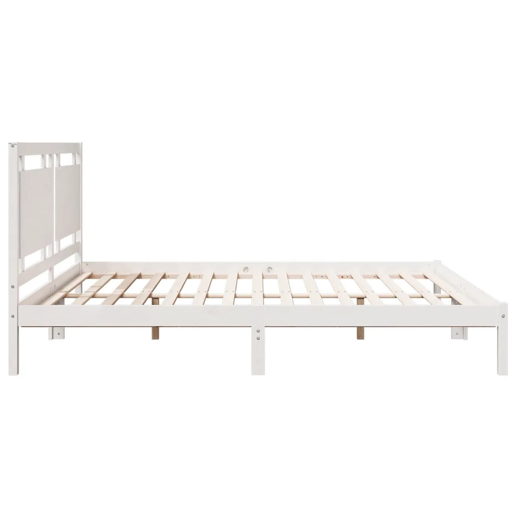 Giroletto Extra Lungo senza Materasso Bianco 200x220cm Massello