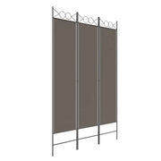 Divisorio a 3 Pannelli-Set di 3 pannelli Paravento Antracite 120x200 cm in Tessuto