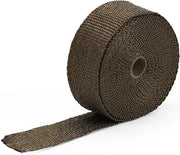 Avvolgimento di scarico - 15m Lungo - 5cm Largo - Striscia termica - Avvolgimento di scarico - Adesivo di scarico - Per motori di scarico - Titanio
