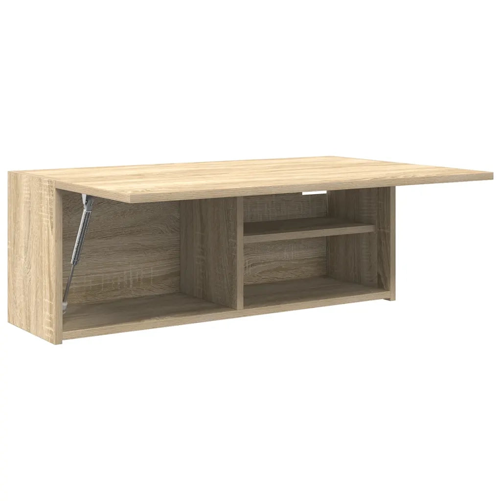 Mobile da Bagno Rovere Sonoma 80x25x30 cm in Legno Multistrato