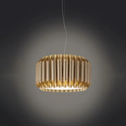 Sospensione Moderna Louise Polilux ® New Gold E Metallo Cromo 1 Luce E27