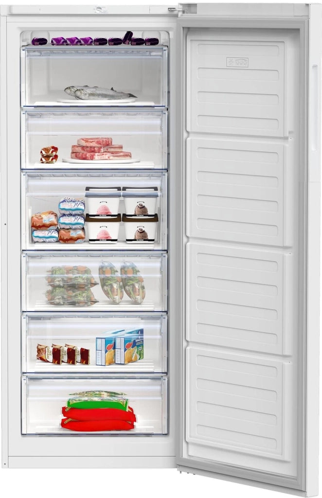 Beko RFSA240M41WN: Congelatore Verticale, Statico, 215 L, 59.5 cm