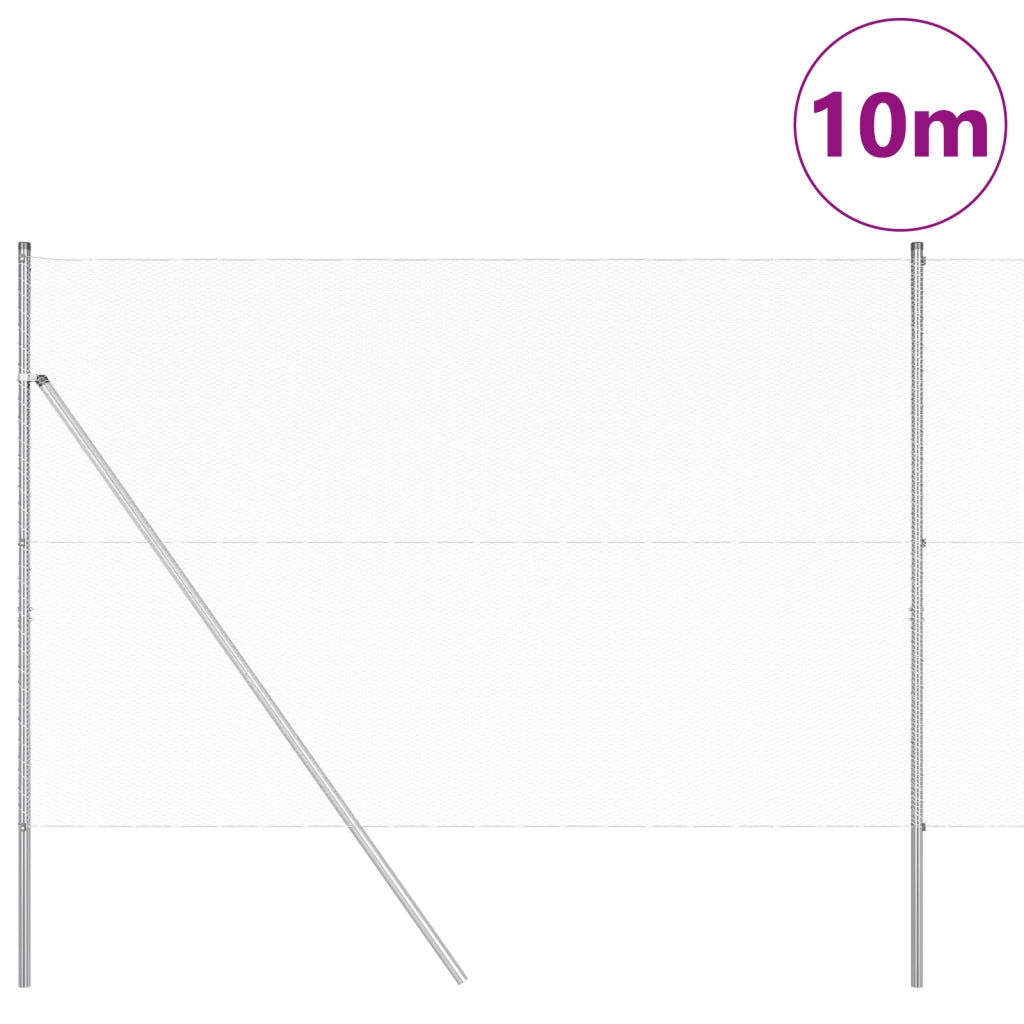 Recinzione Esagonale  1,6x10 m Acciaio Zincato