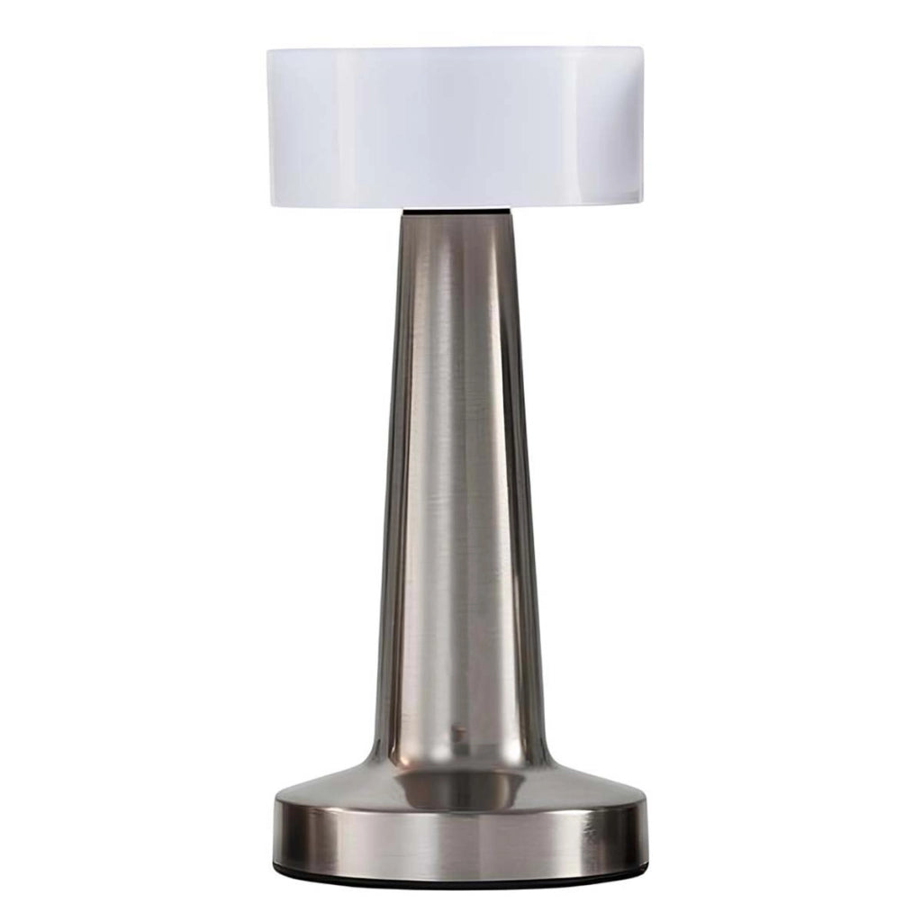 Lampada d'atmosfera LED senza fili tattile con 3 modalità di luce Argento Avizar