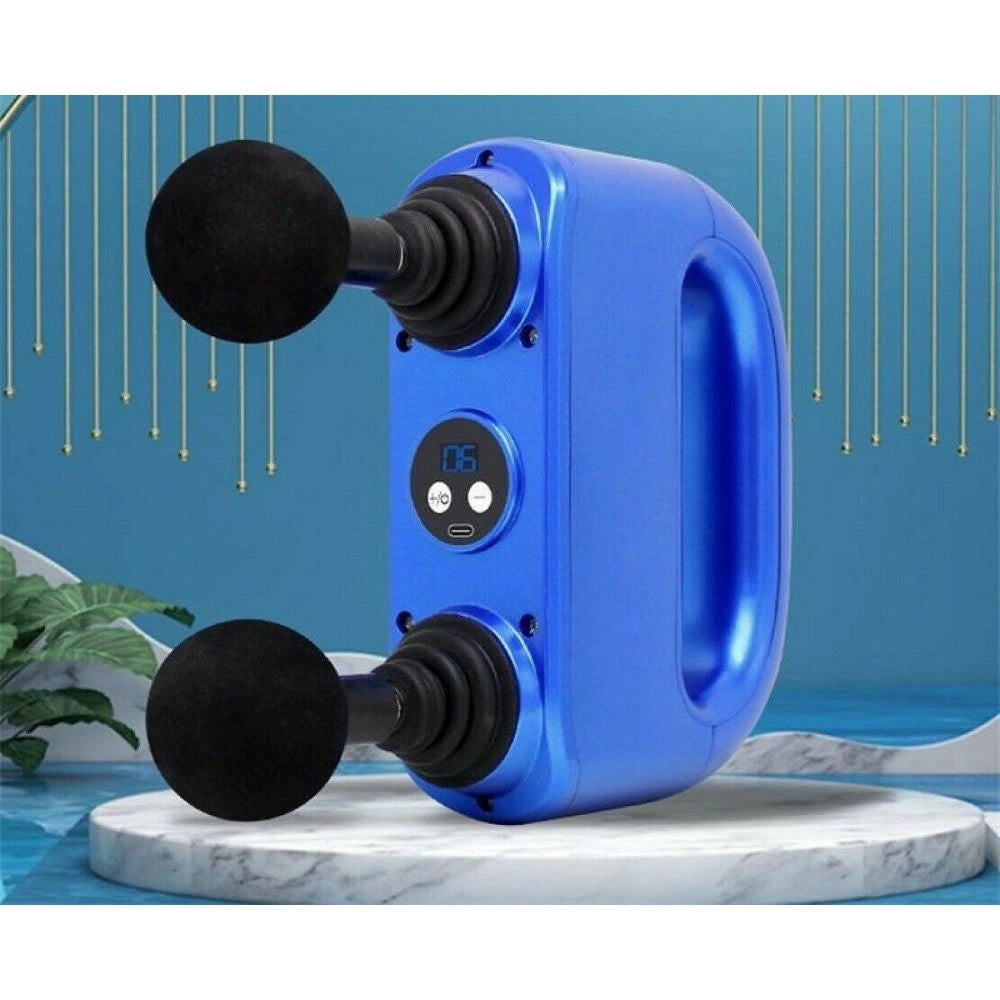 Trade Shop - Terapia Pistola Massaggi Vibrazioni A Percussione Massaggiatore Muscolare Jm821 -