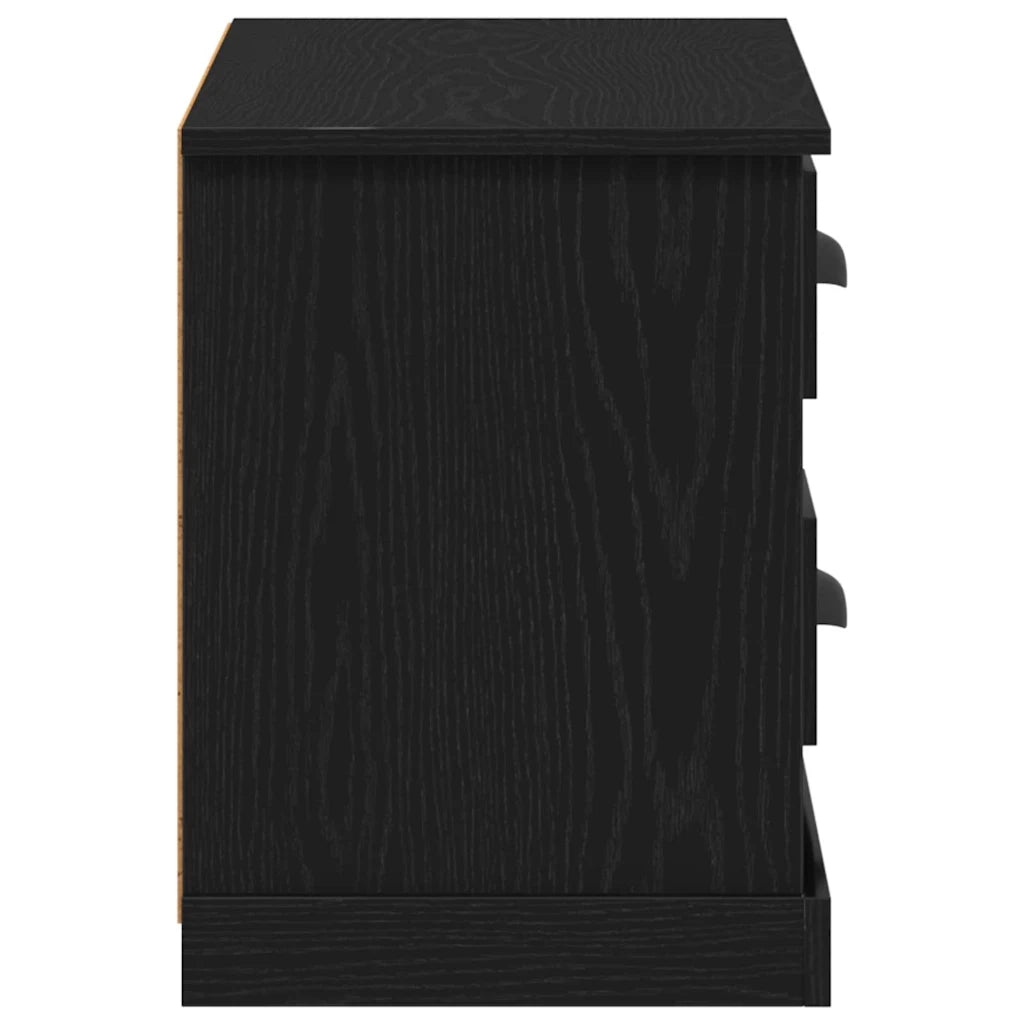 Mobile TV Rovere Nero 99,5 x 35,5 x 48 cm Legno multistrato