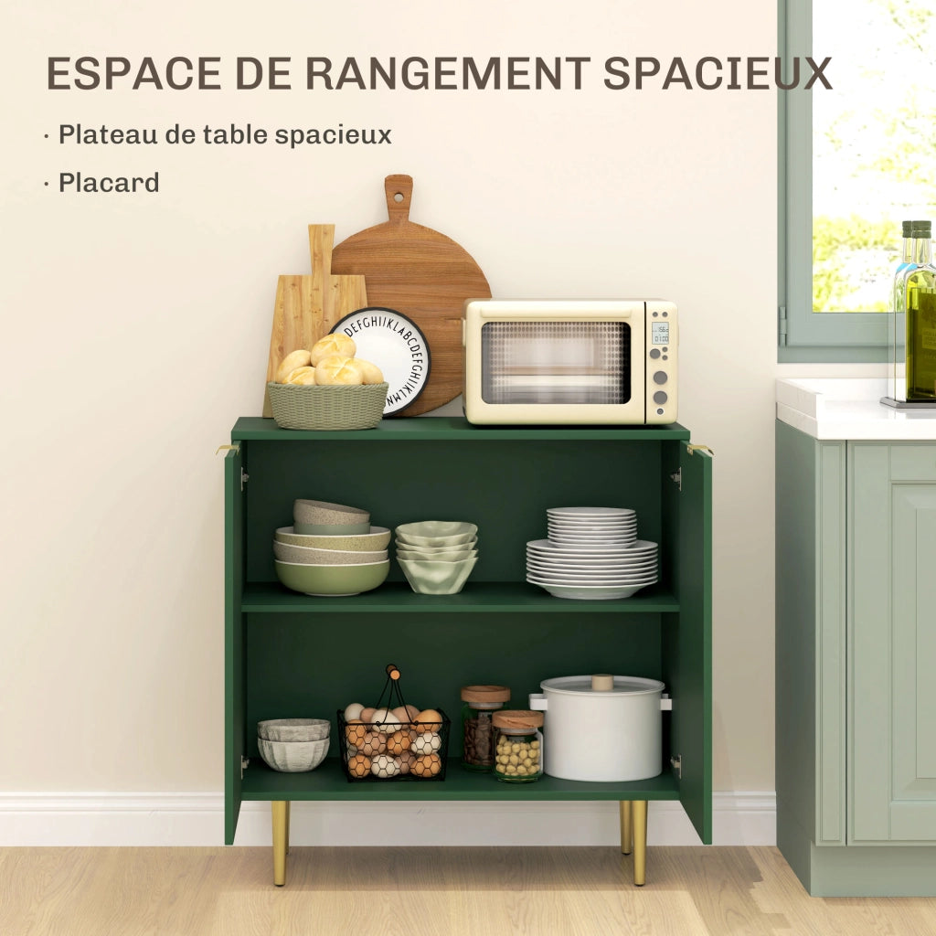 Buffet Cucina ¨C zephmum ¨C Verde Oliva Legno 80x40x80