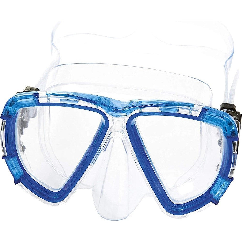 Trade Shop - Maschera Subacquea Blackstripe 14+anni Per Piscina Mare 3 Colori Assortiti 22052 -