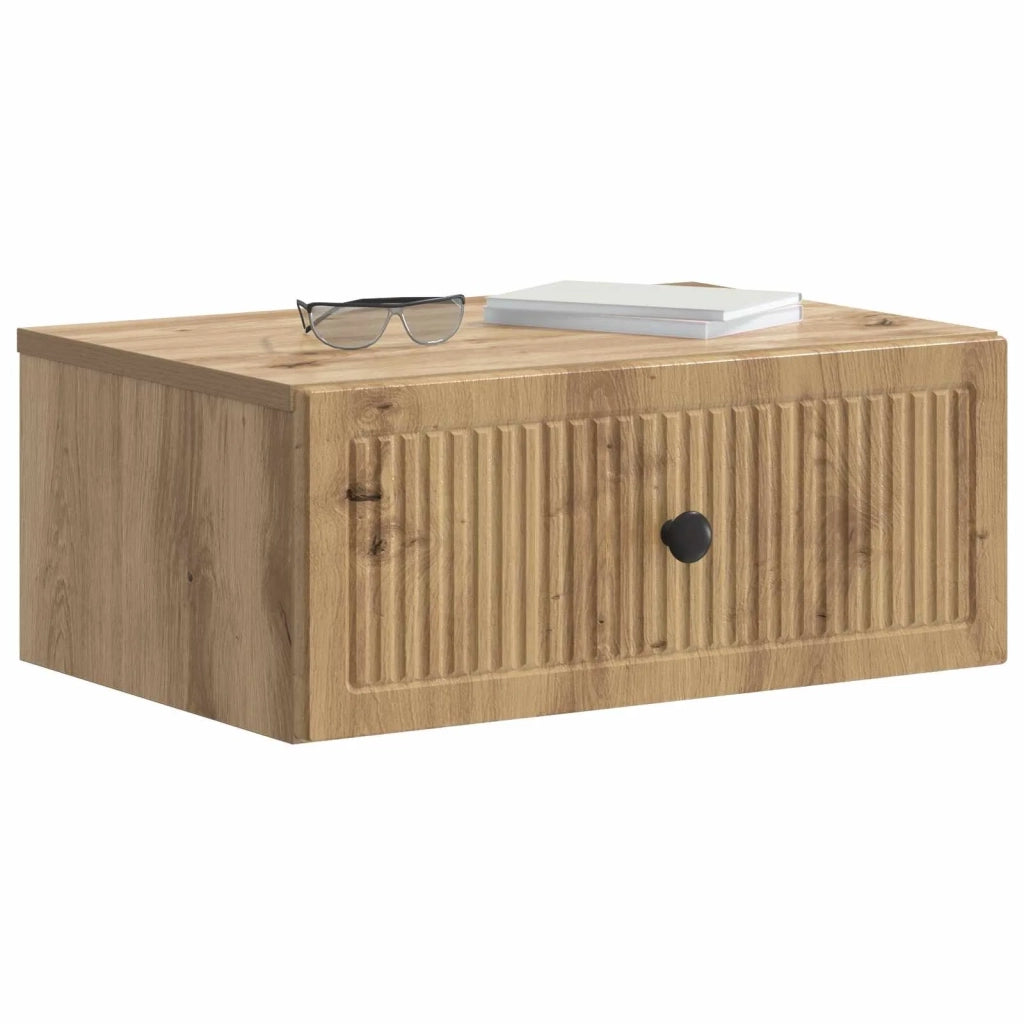 Armadio da Notte 2 pcs Rovere Artigianale 49 x 34,5 x 20 cm 897954