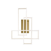 Plafoniera LED Dyana P 60W 1900lm 3000K in Alluminio Oro Spazzolato, Dimmerabile a Taglio di Fase, Luce Diretta - Gealuce