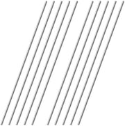 Stecche in acciaio inossidabile 1,5 x 300 mm - Massello/Rond - 10 pezzi - Alta Qualità - Adatto per modelli DIY - Resistenza all'ossidazione - Barra in acciaio inossidabile
