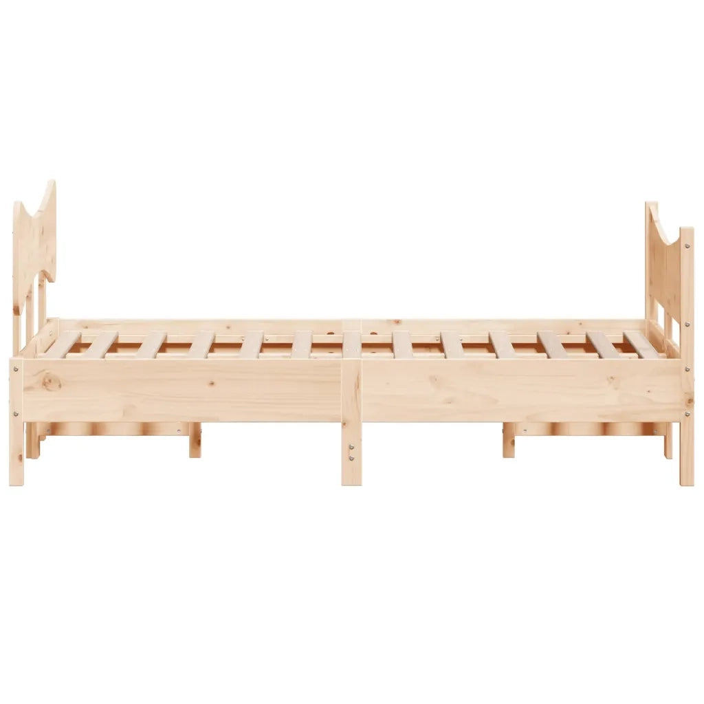 Giroletto senza Materasso 120x200 cm in Legno Massello di Pino 3216384